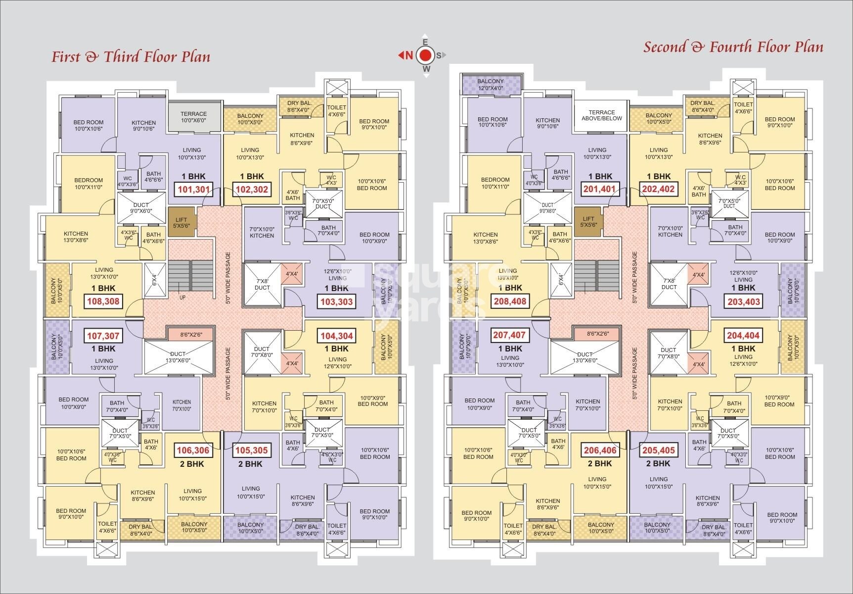 Shantai Chaitnya Om Siddhi Floor Plans