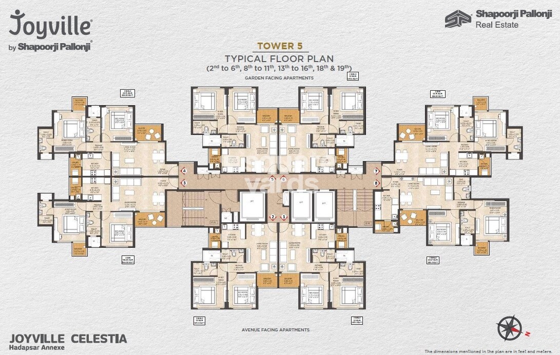 Shapoorji Pallonji Joyville Celestia Floor Plans 7