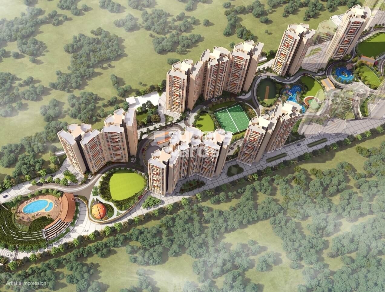 Shapoorji Pallonji Joyville Hadapsar Annexe Tower View 2