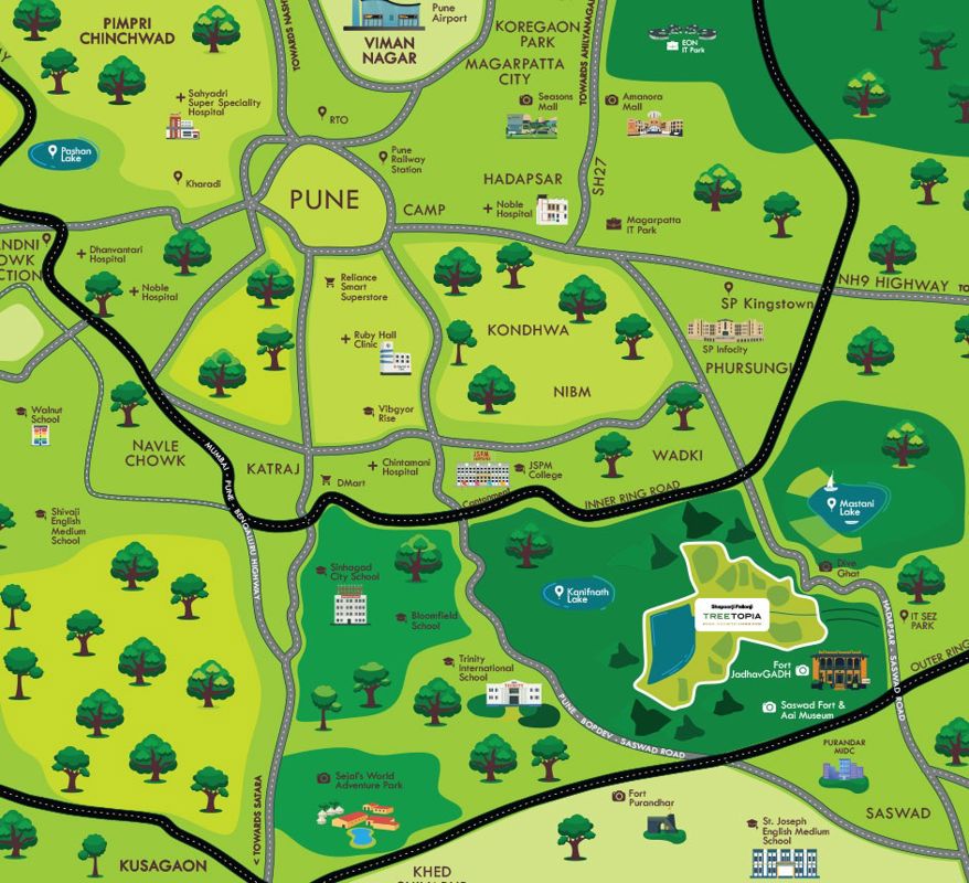 Representative image as actual visual unavailable for Shapoorji Pallonji Treetopia