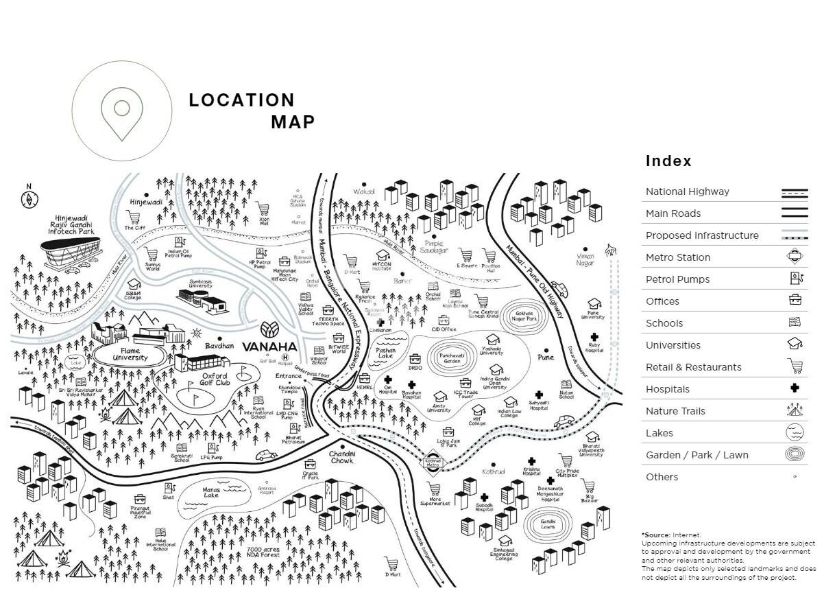 Shapoorji Pallonji Vahana Yahavi Phase 1 Location Image