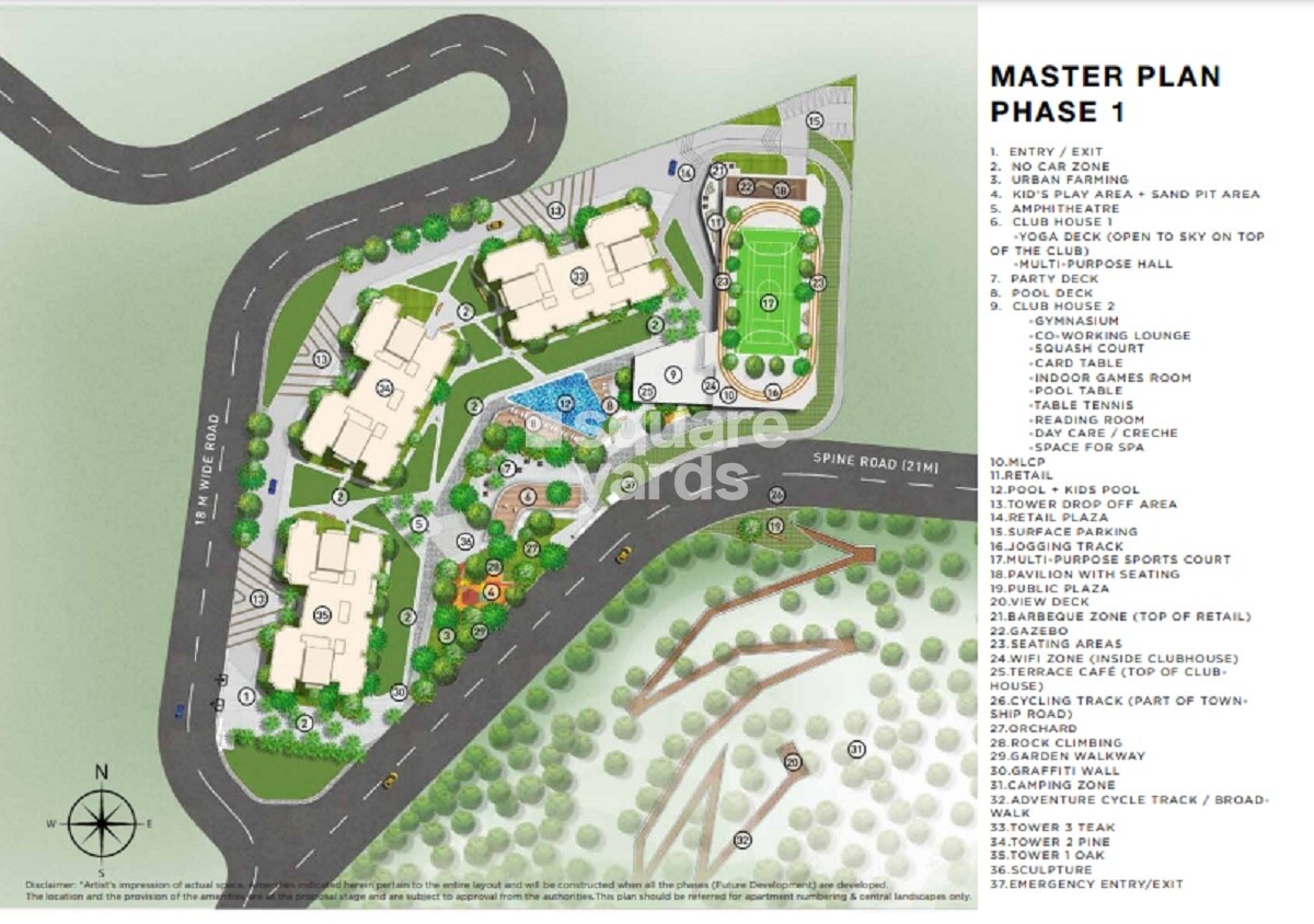 Shapoorji Pallonji Vahana Yahavi Phase 1 Master Plan 1