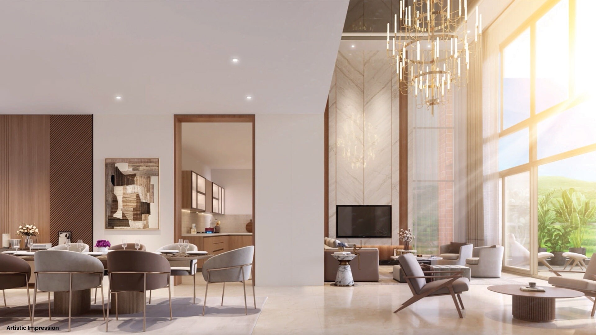 Shapoorji Pallonji Vanaha Verdant Apartment Interiors 1