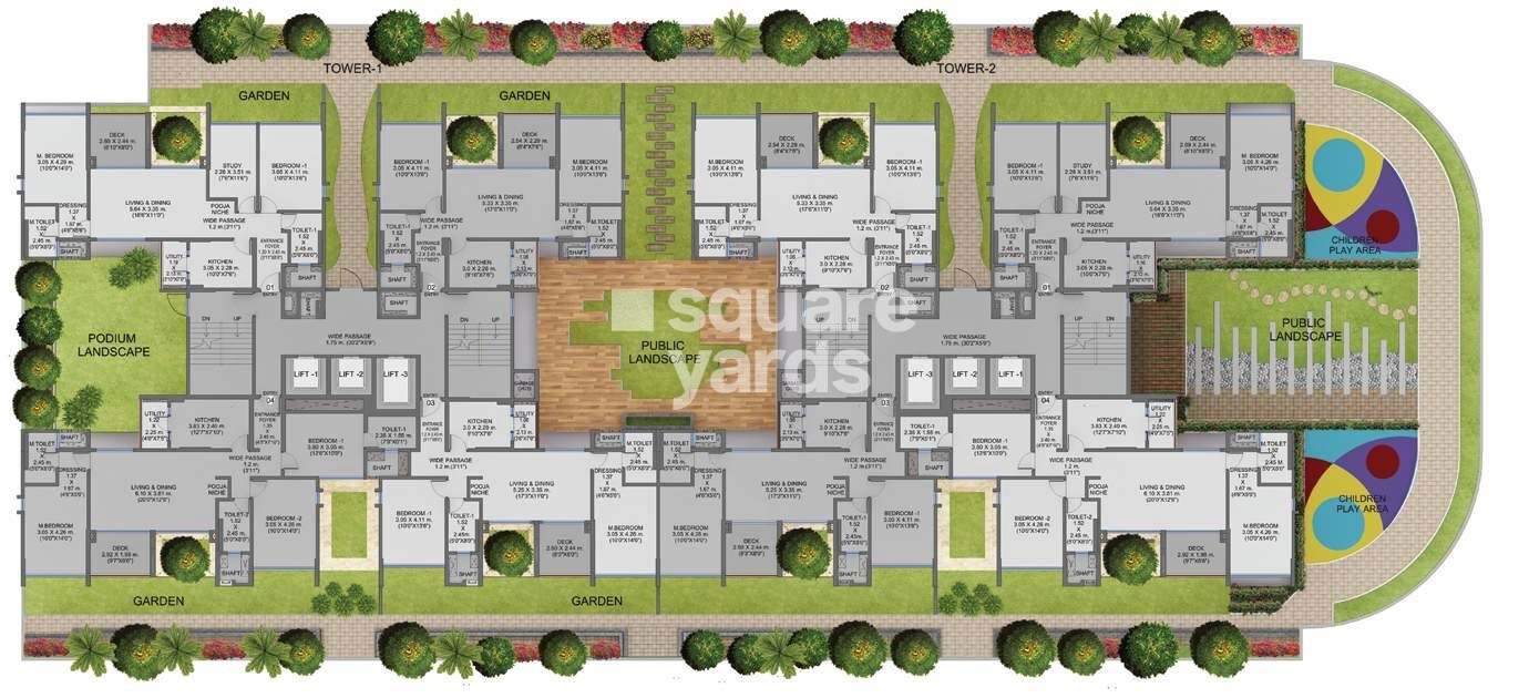 Shapoorji SP Residency Master Plan 1