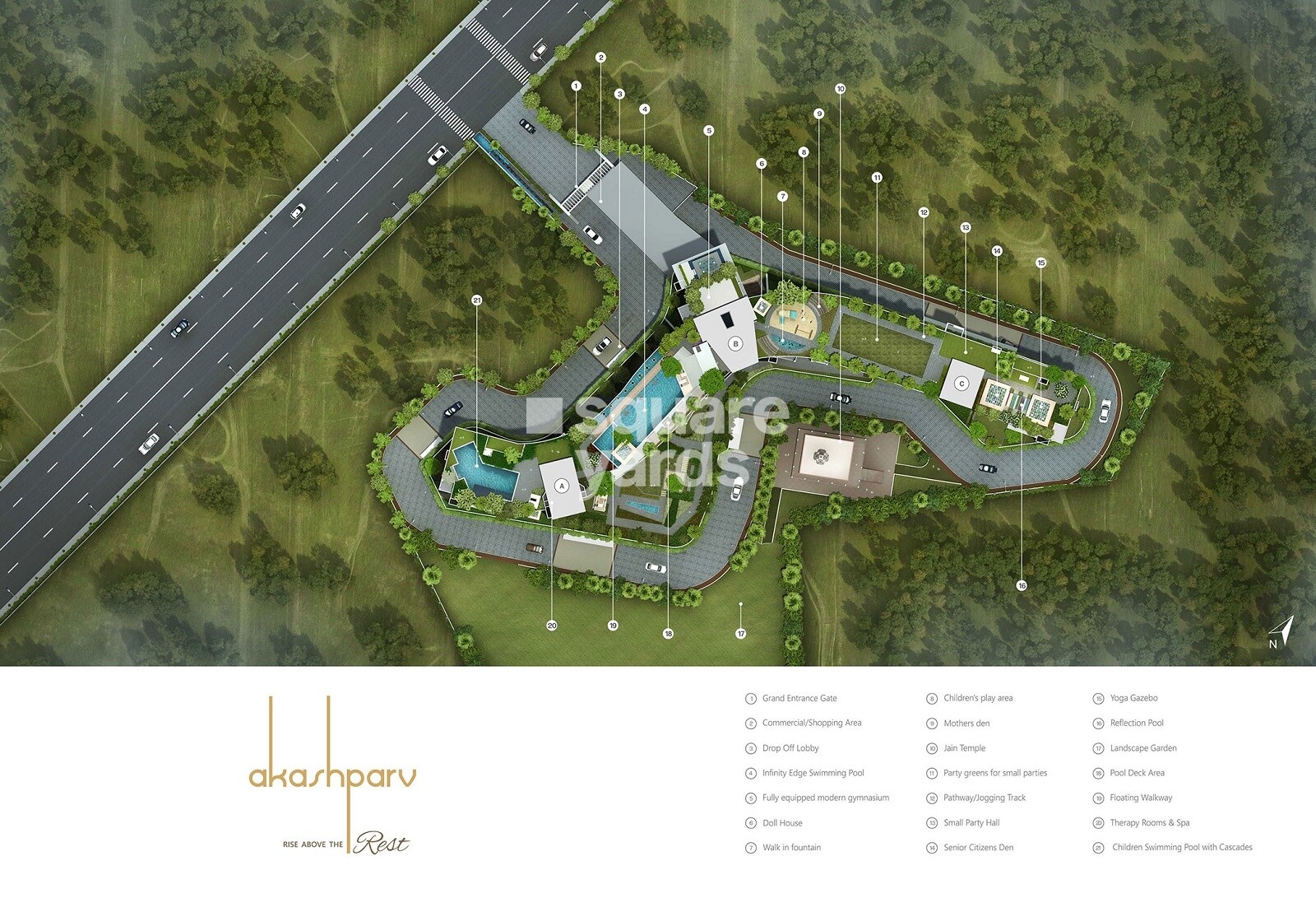 Sharada Alliance Akashparv Master Plan Image