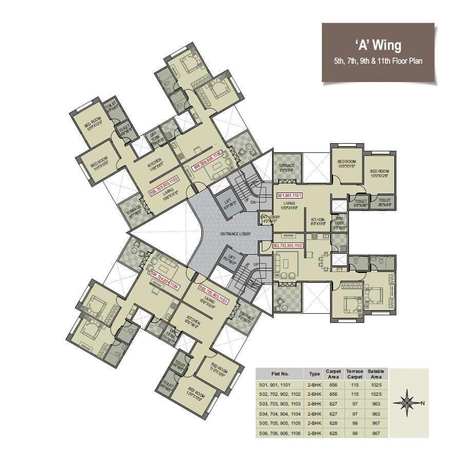 Sharada Alliance Paritosh Floor Plans 1