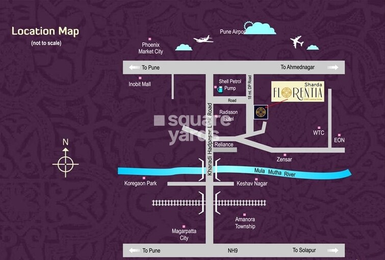 Sharda Florentia Location Image