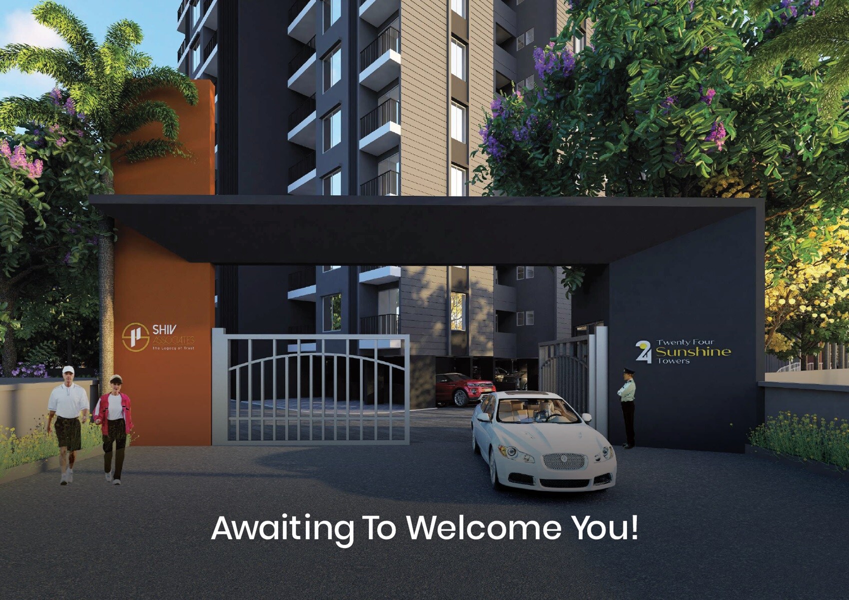 Shiv 24 Sunshine Towers Entrance View