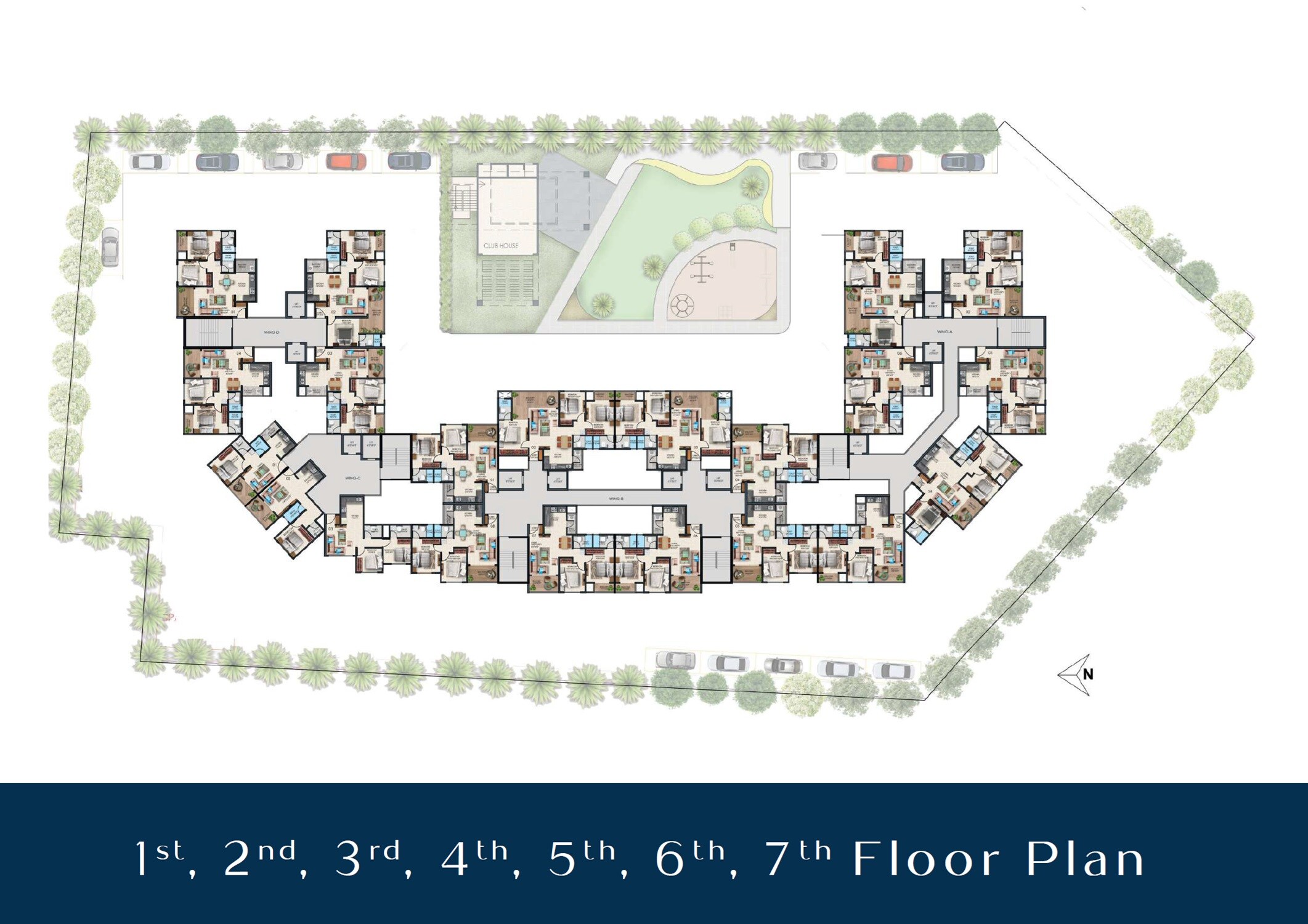 Shiv 24 Sunshine Towers Floor Plans