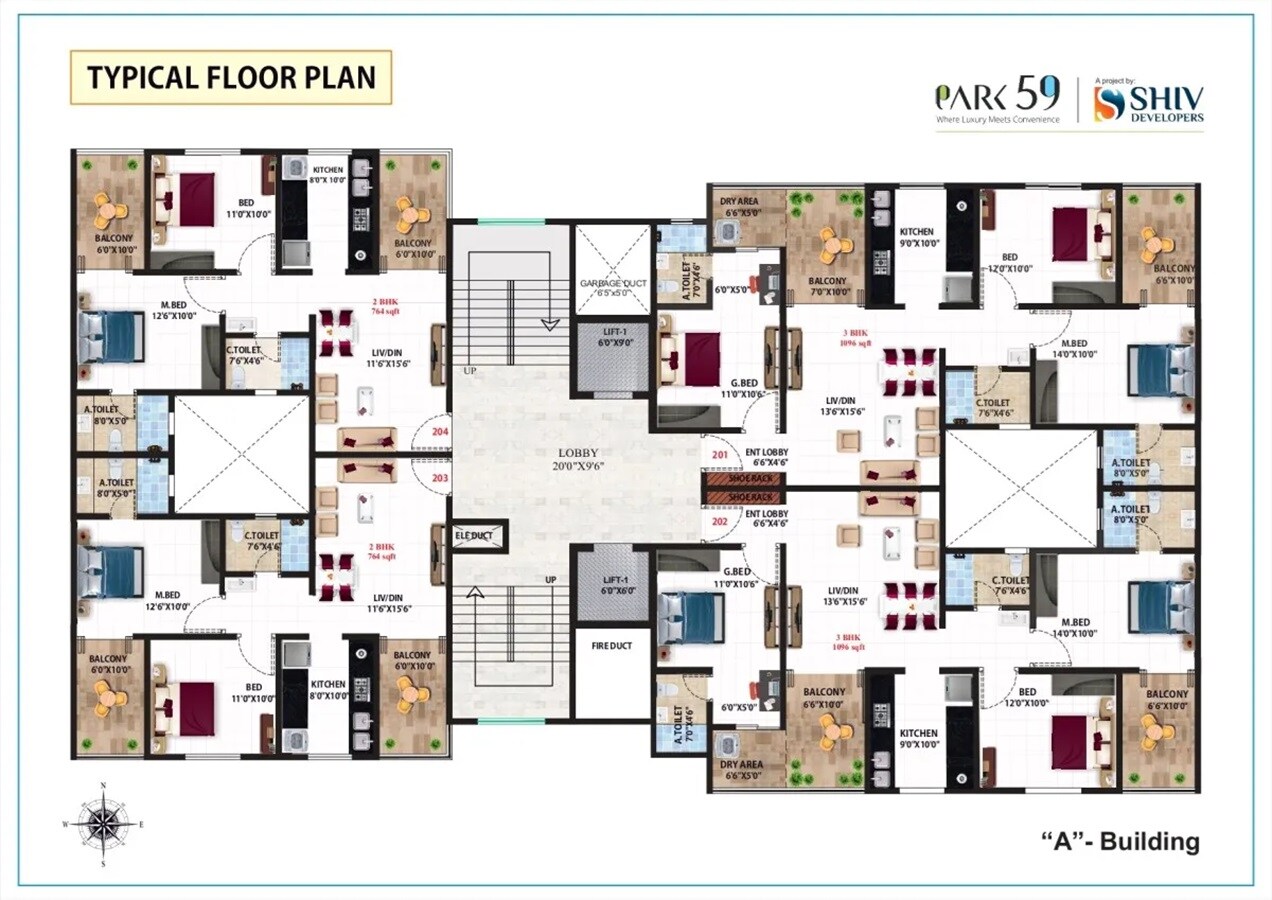 Shiv Park 59 Floor Plans