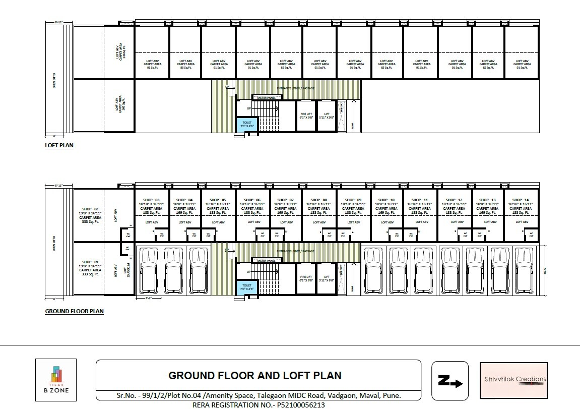 Shiv Tilak B Zone Floor Plans