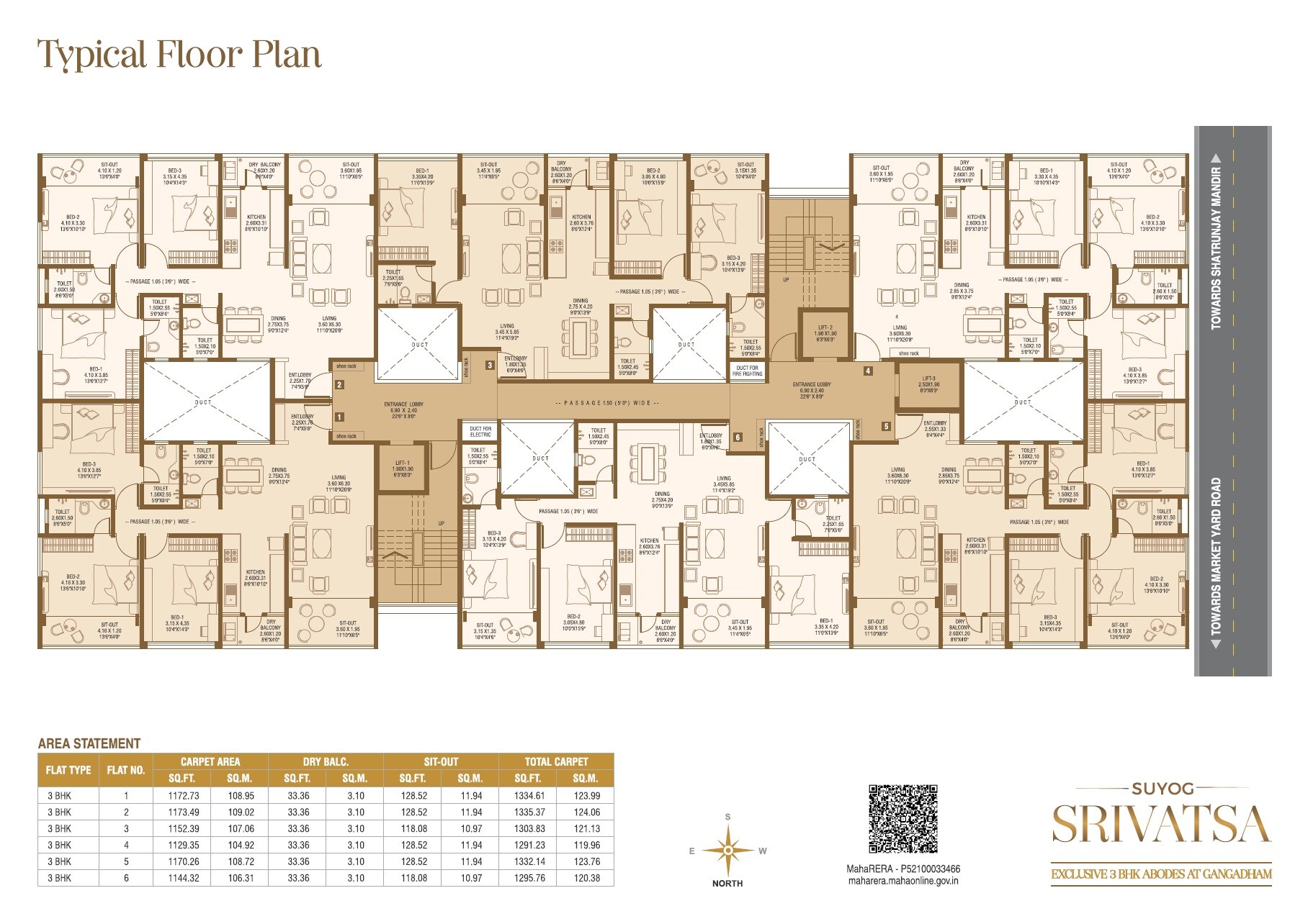Shivalay Suyog Srivatsa Floor Plans