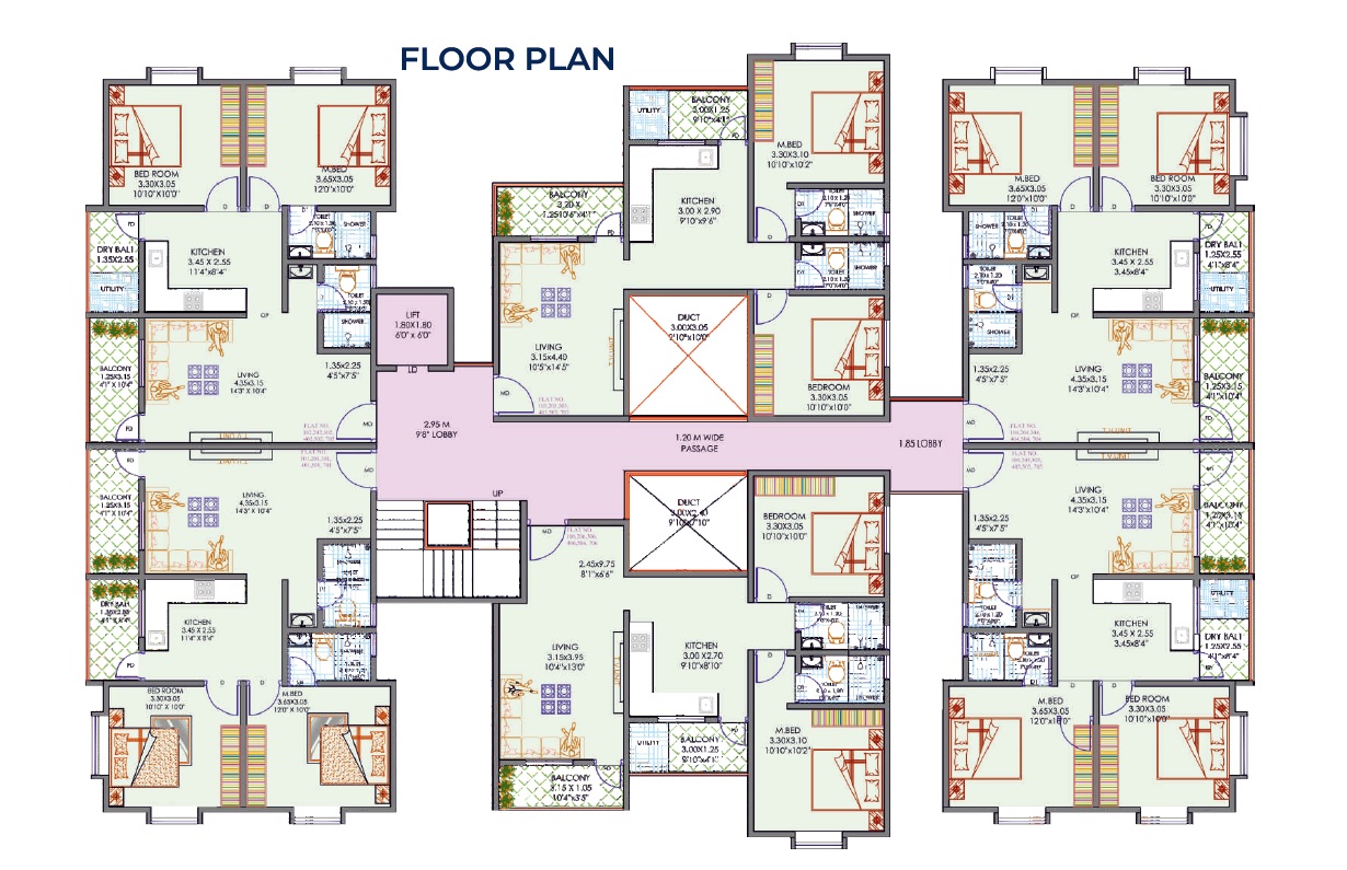 Shree Balaji Heights Chikhali Floor Plans