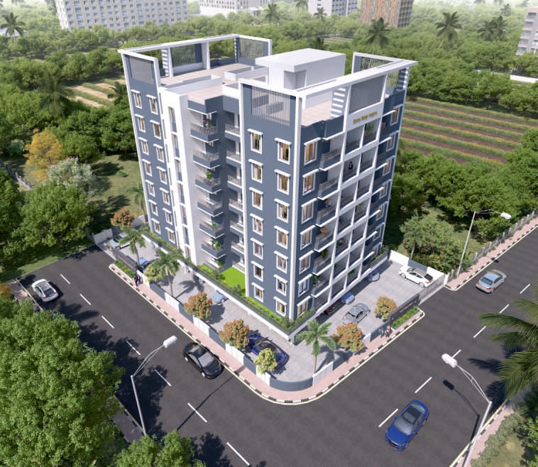 Shree Balaji Heights Chikhali Tower View