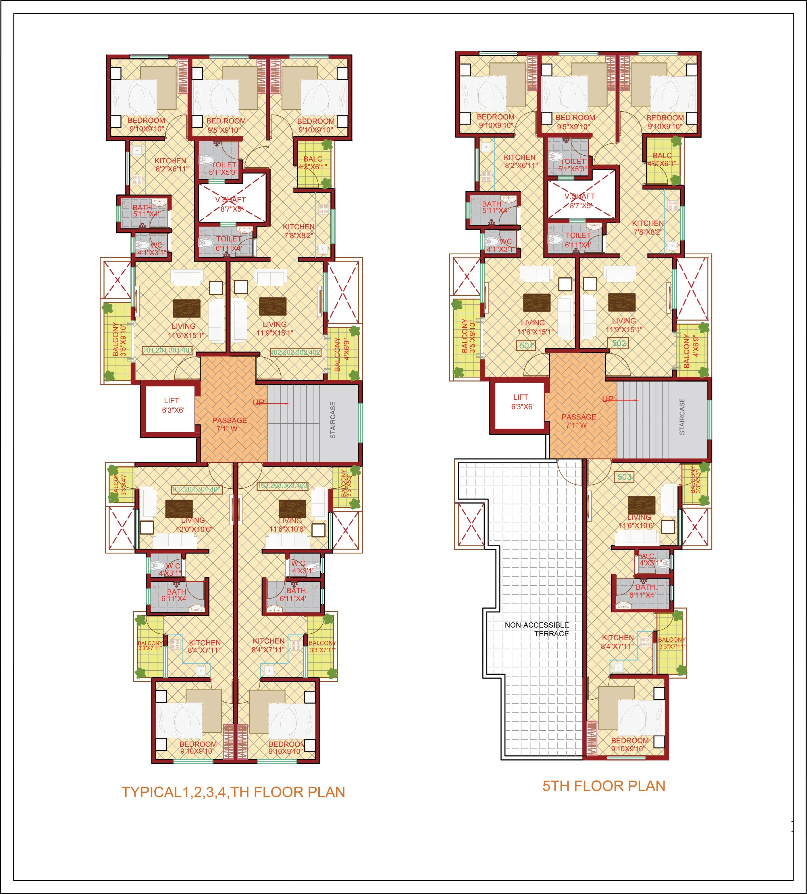 Shree Daffodil Heights Floor Plans