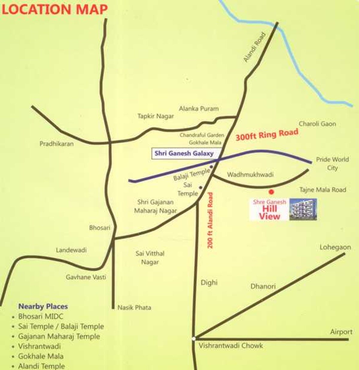 Shree Ganesh Hill View Location Image