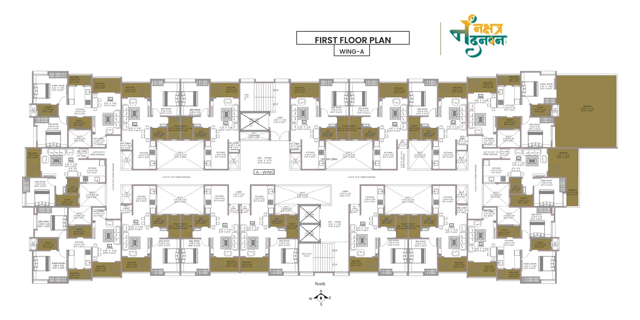 Shree Nakshtra Nandanvan Floor Plans 2