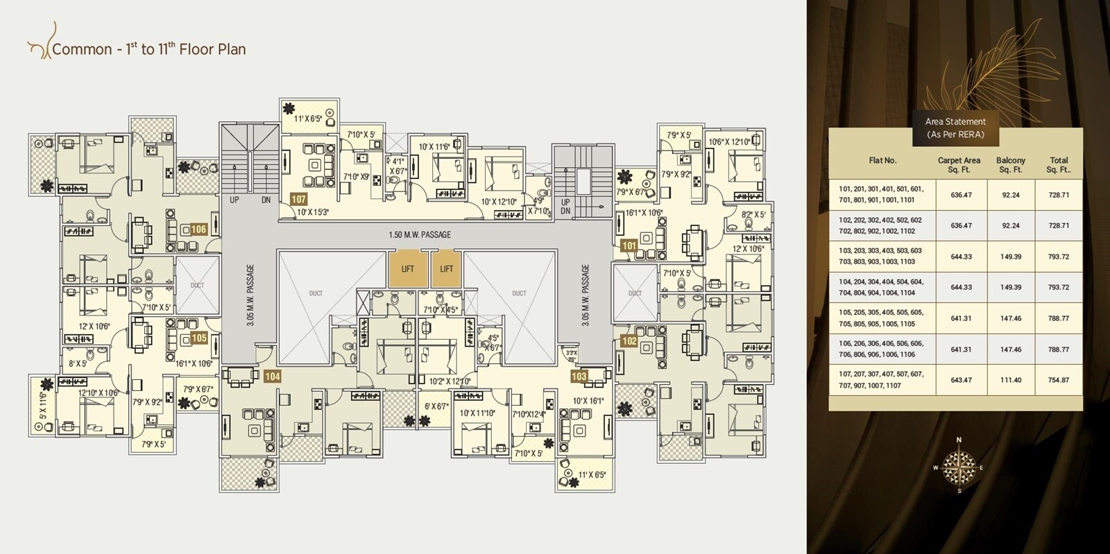 Shree Palaash Oak Floor Plans 1
