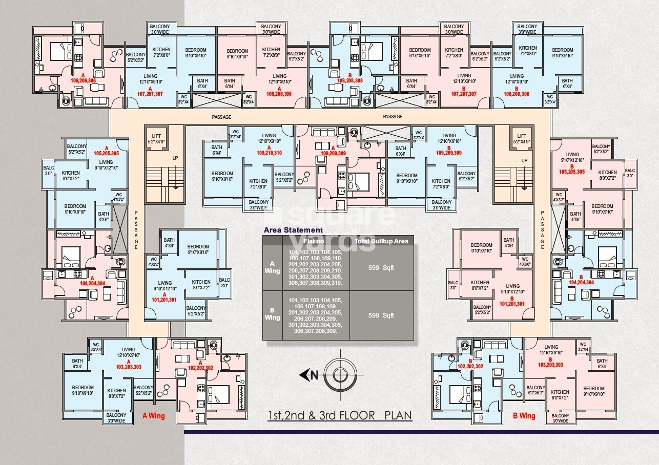 Shree Paradise Apartments Floor Plans