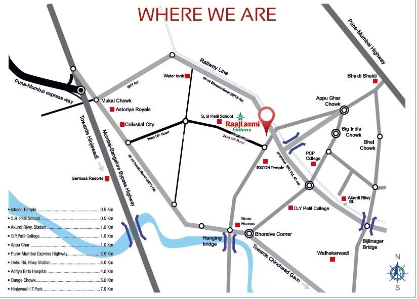 Shree Rajlaxmi Greens Wing C Location Image