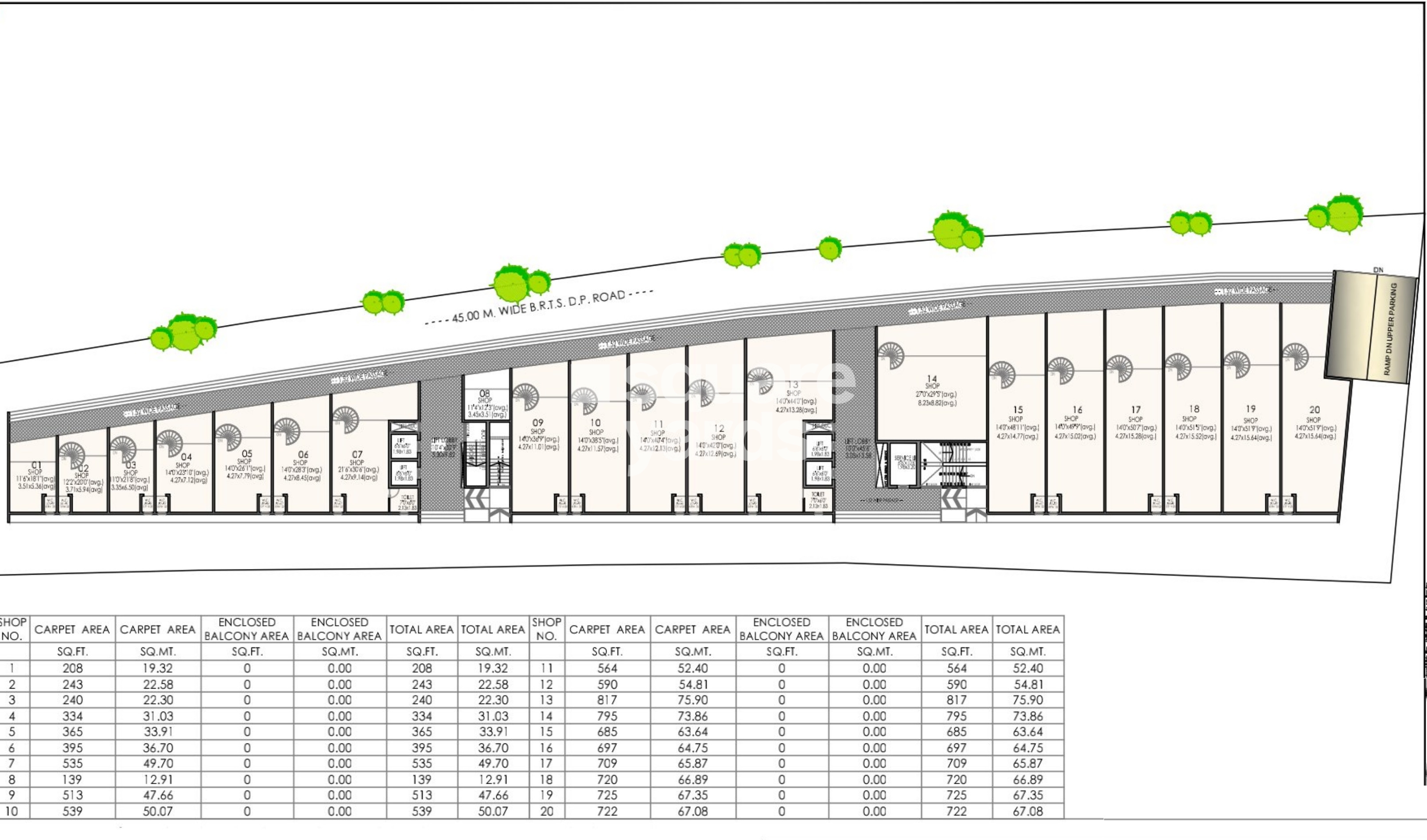 Shree Samarth The Benchmark Floor Plans