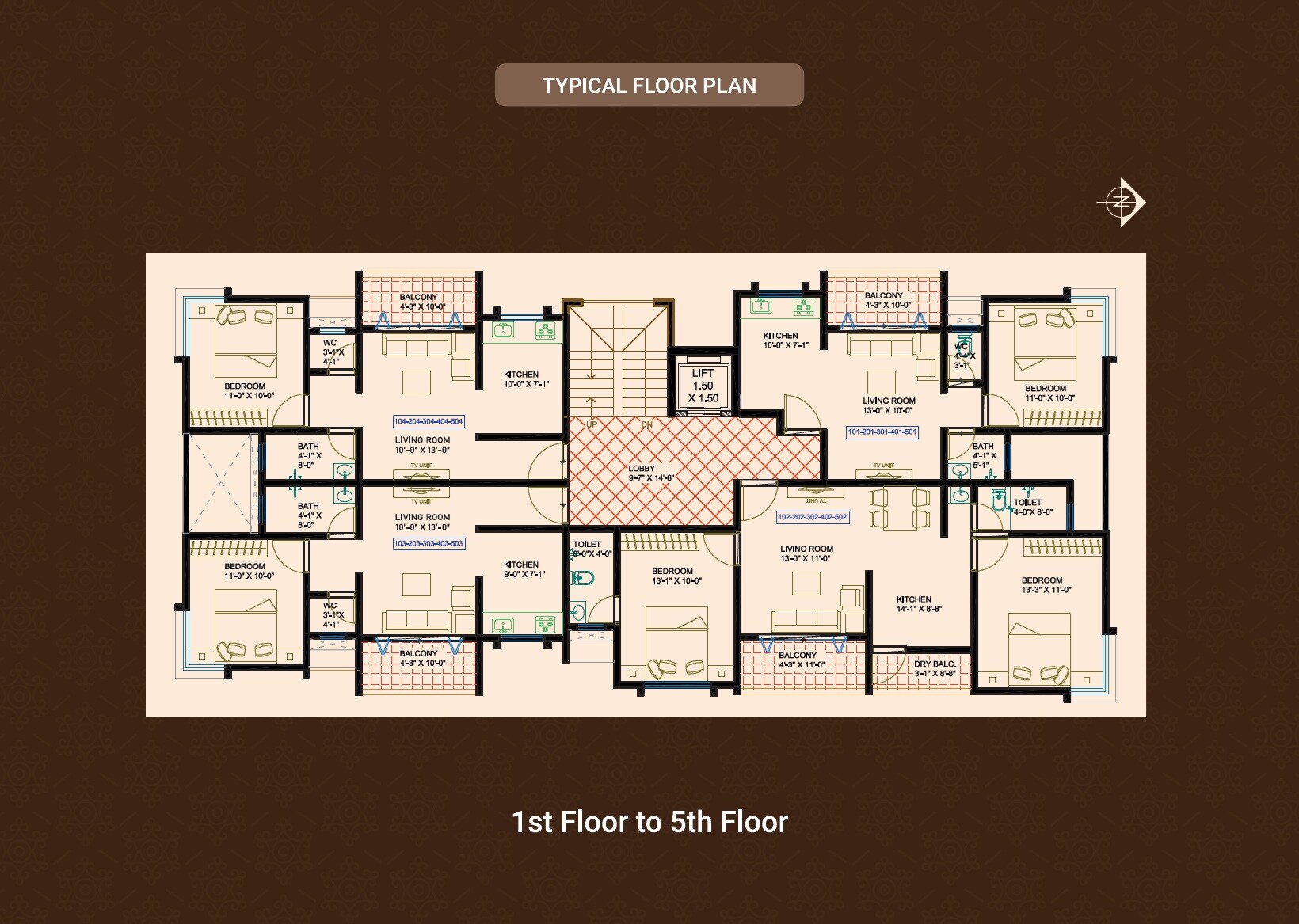 Shree Sushrut Residency Floor Plans