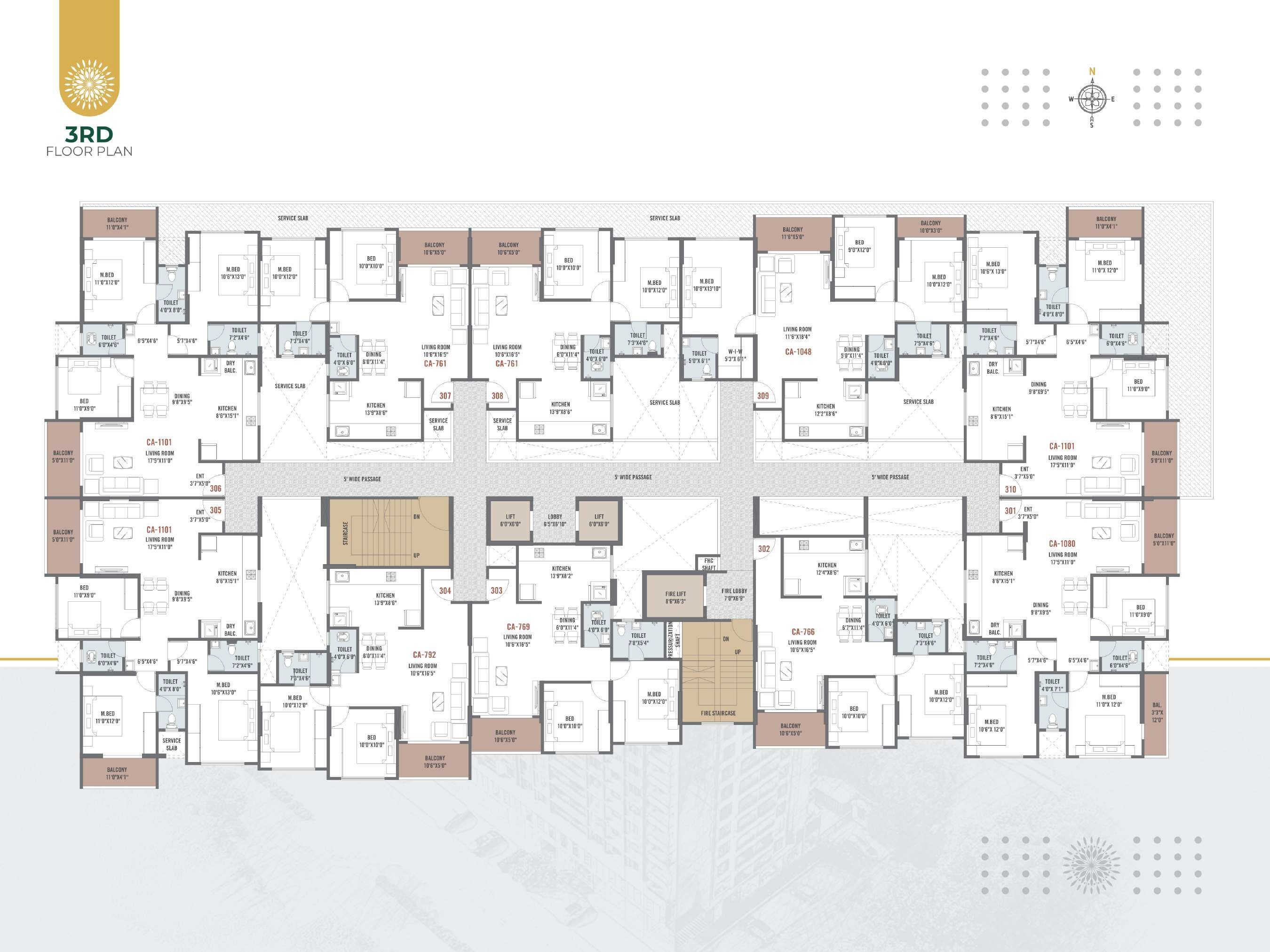 Shree Umiya Tathastu Floor Plans