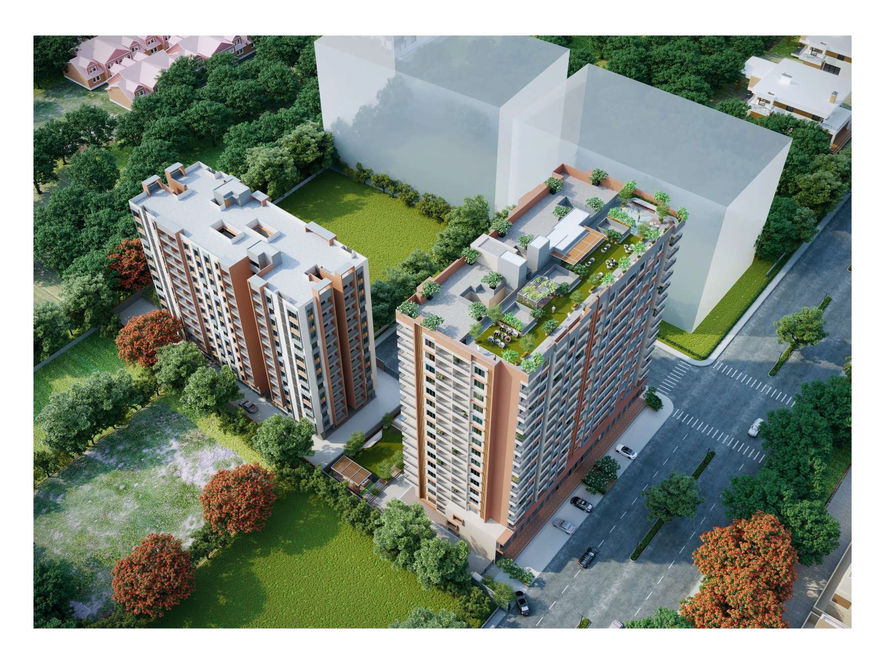 Shree Umiya Tathastu Tower View