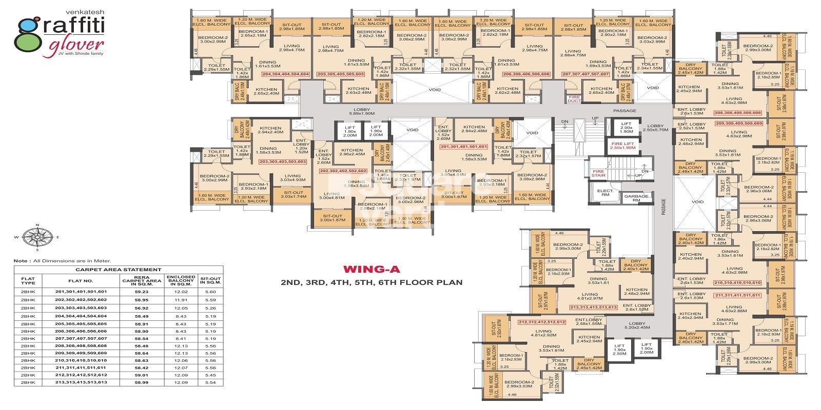 Shree Venkatesh Graffiti Glover Floor Plans 1