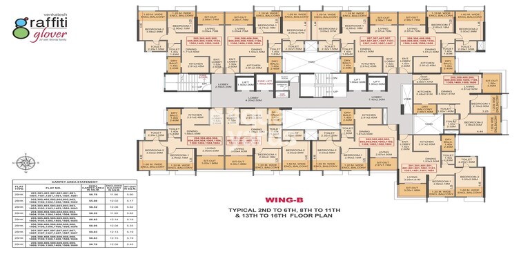 Shree Venkatesh Graffiti Glover Floor Plans 3