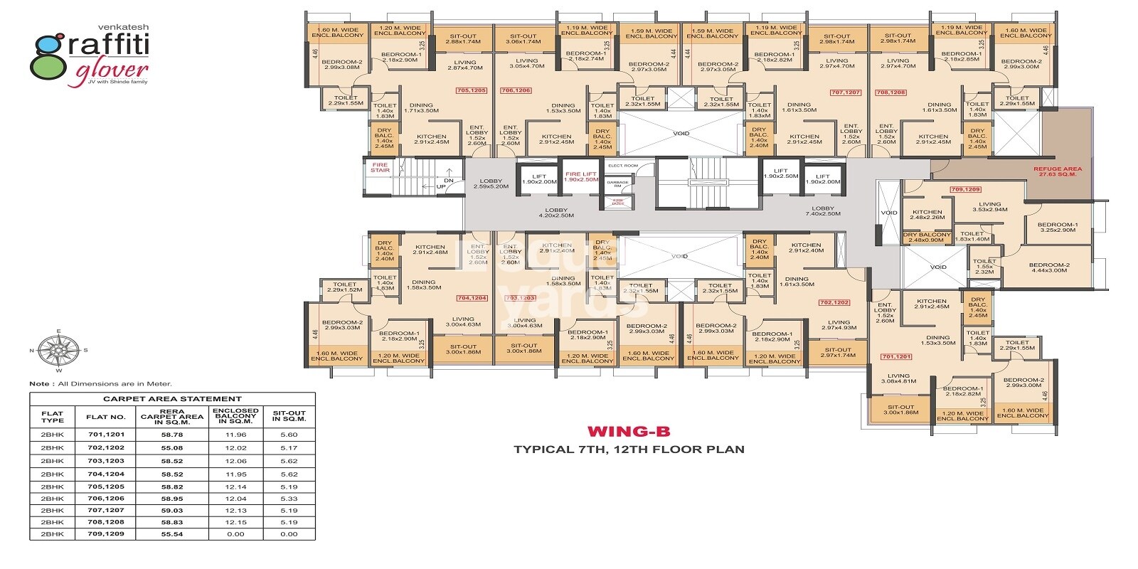 Shree Venkatesh Graffiti Glover Floor Plans 4