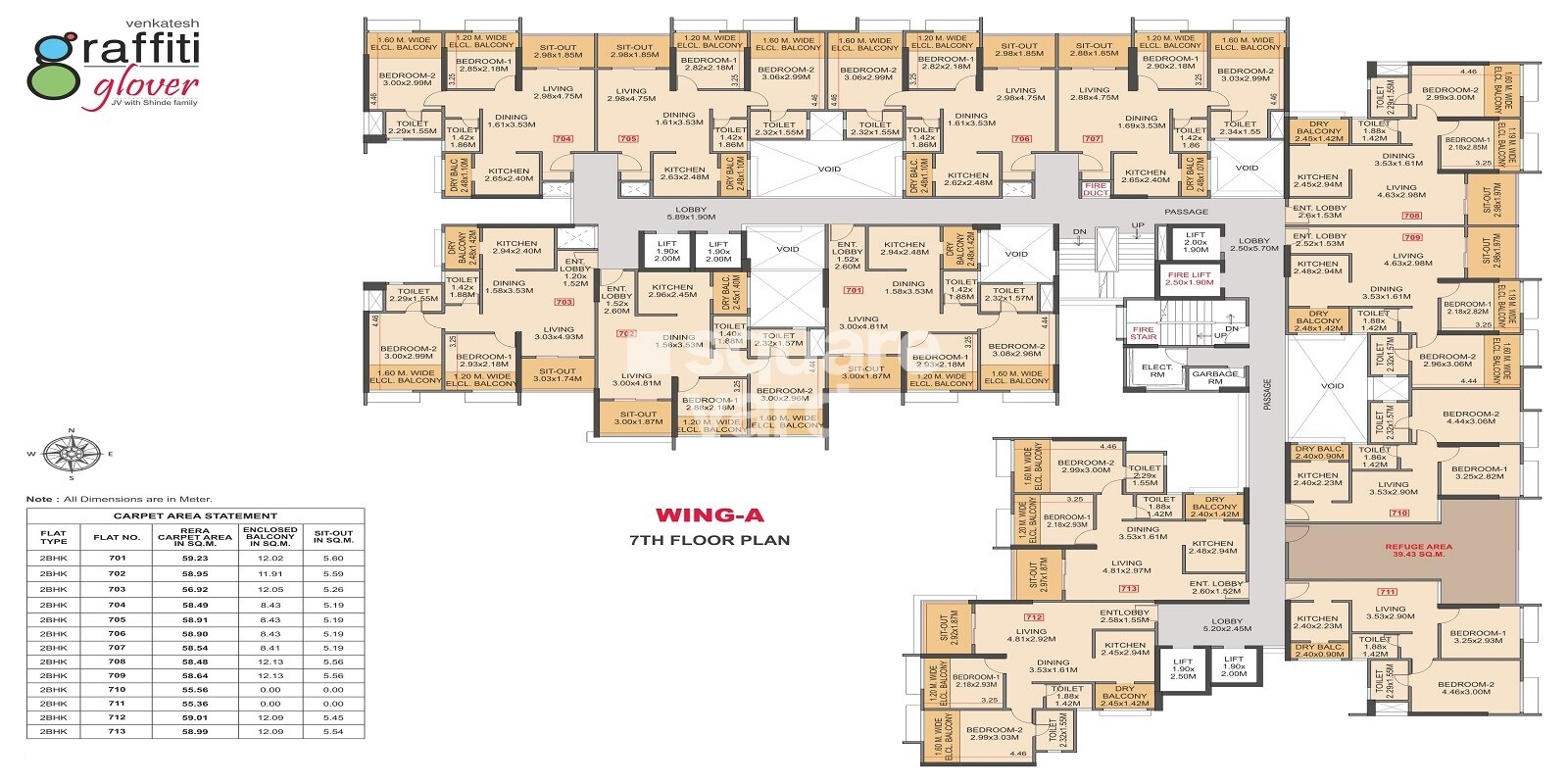 Shree Venkatesh Graffiti Glover Floor Plans 2