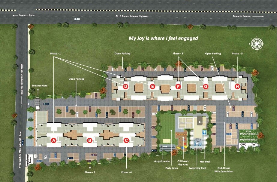 Shree-Venkatesh-Joynest_an aerial view of a soccer field with a stadium