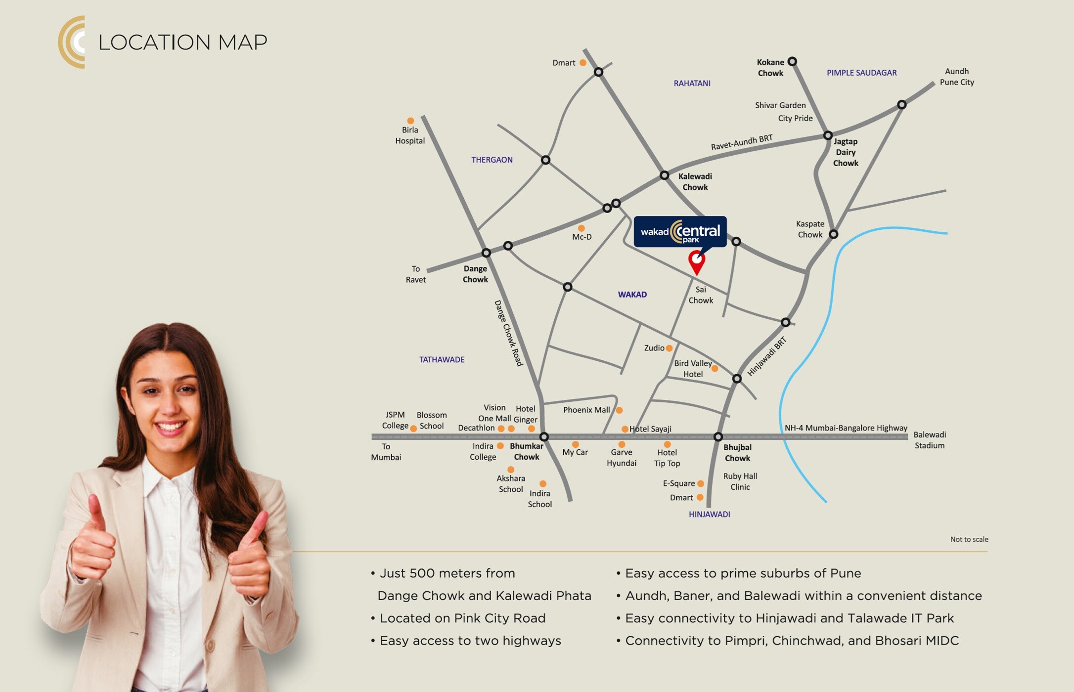 Shree Wakad Central Park Location Image