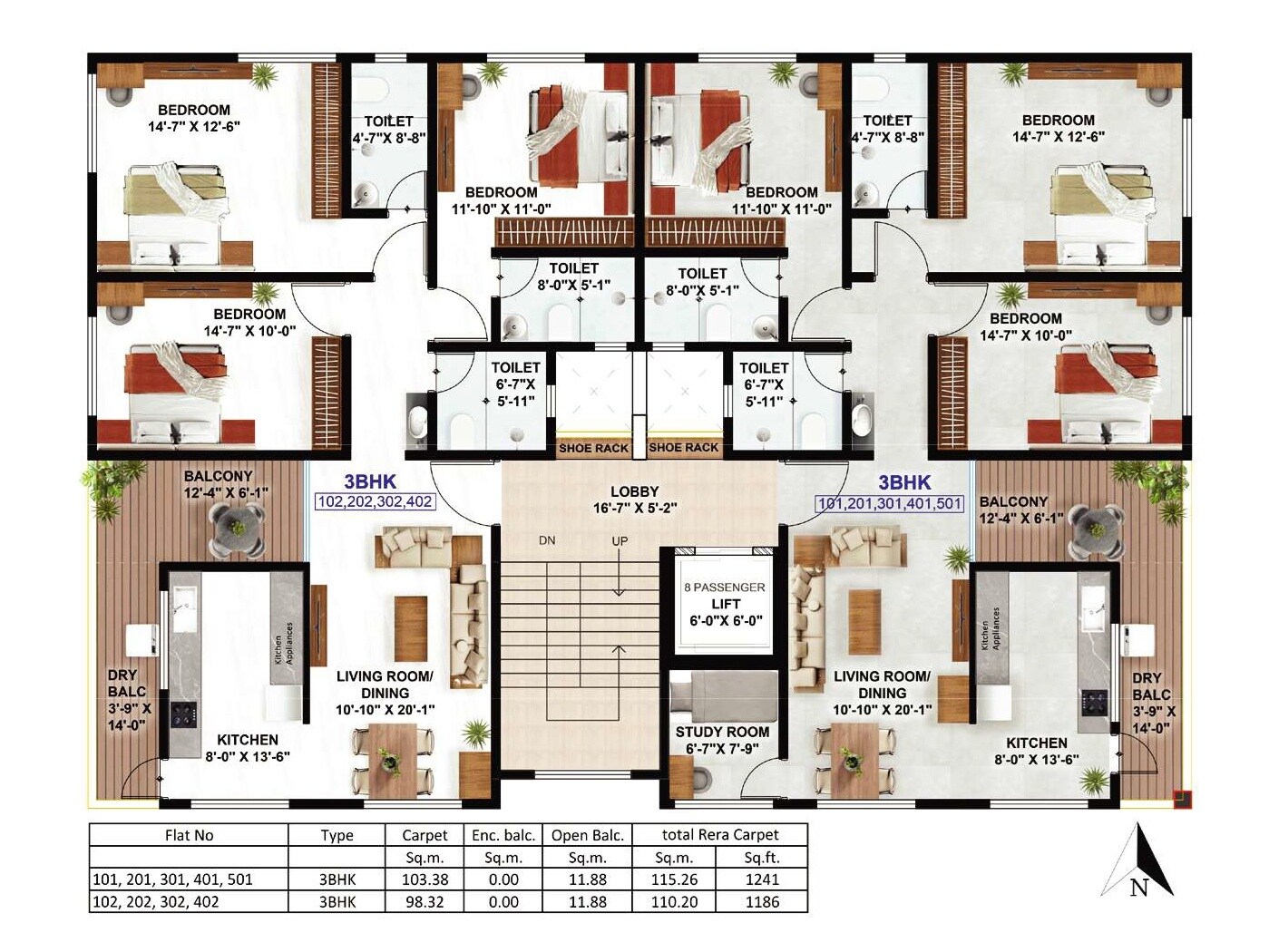 Shreesha Anushree Floor Plans