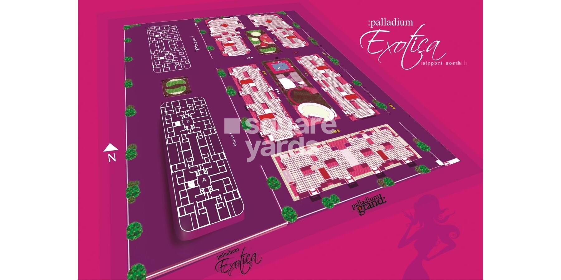 Shreyas Shelters Palladium Exotica Phase I Master Plan Image