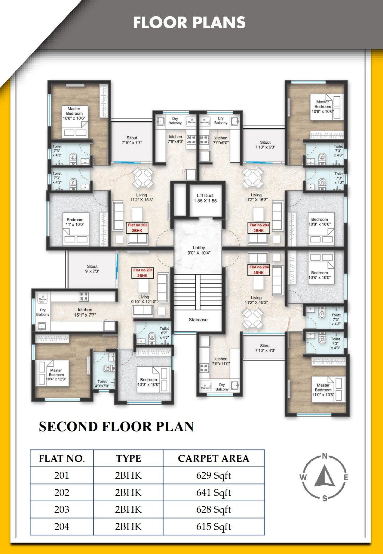 Shri Laxmi Ramraj Floor Plans