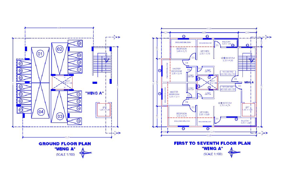 Shriram Bajrang Complex Floor Plans