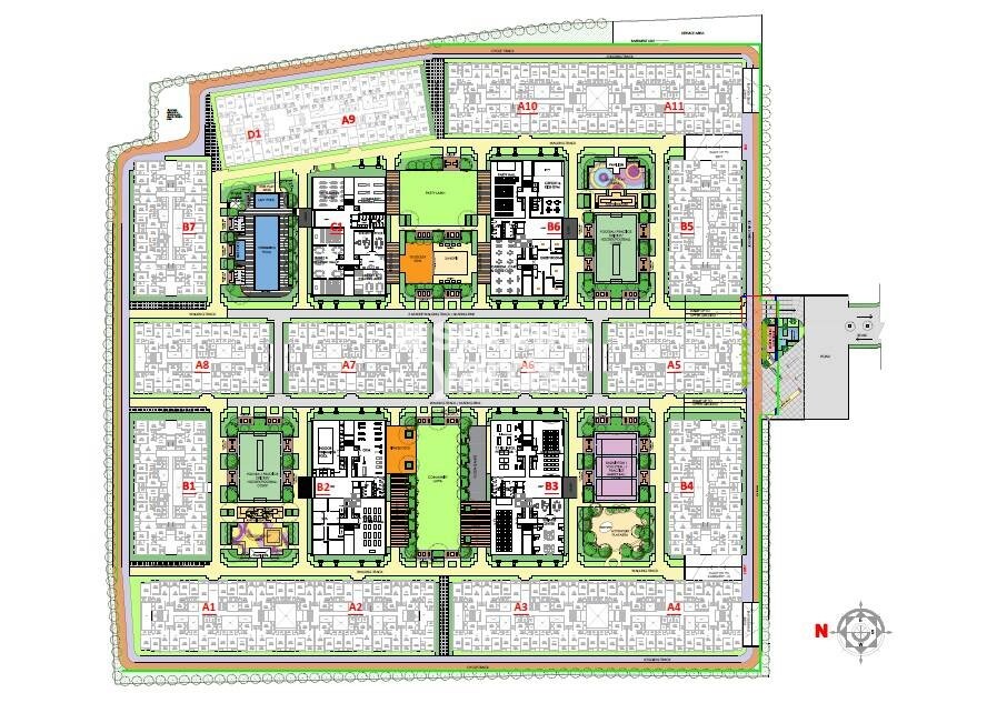 Shriram Divine Garden Master Plan Image