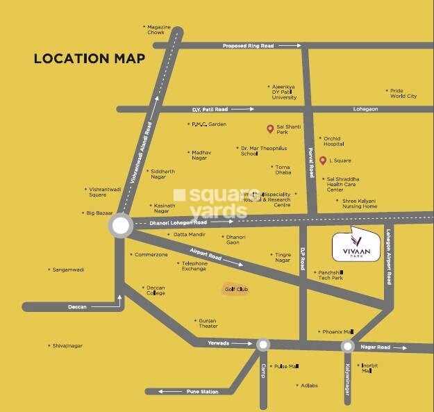 Shriram Vivaan Park Location Image