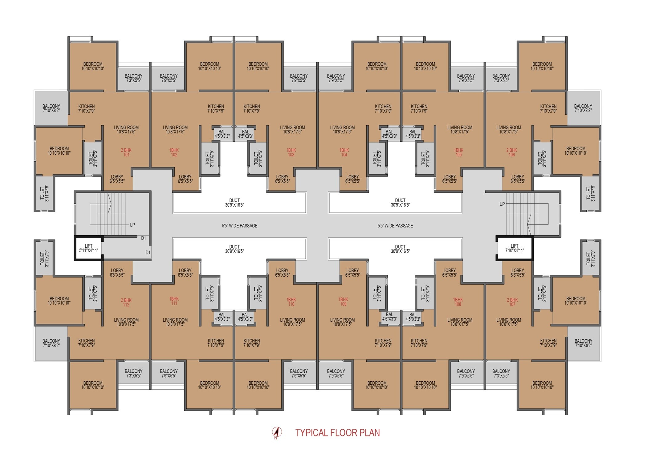 Shrushti Sai Blessings Floor Plans