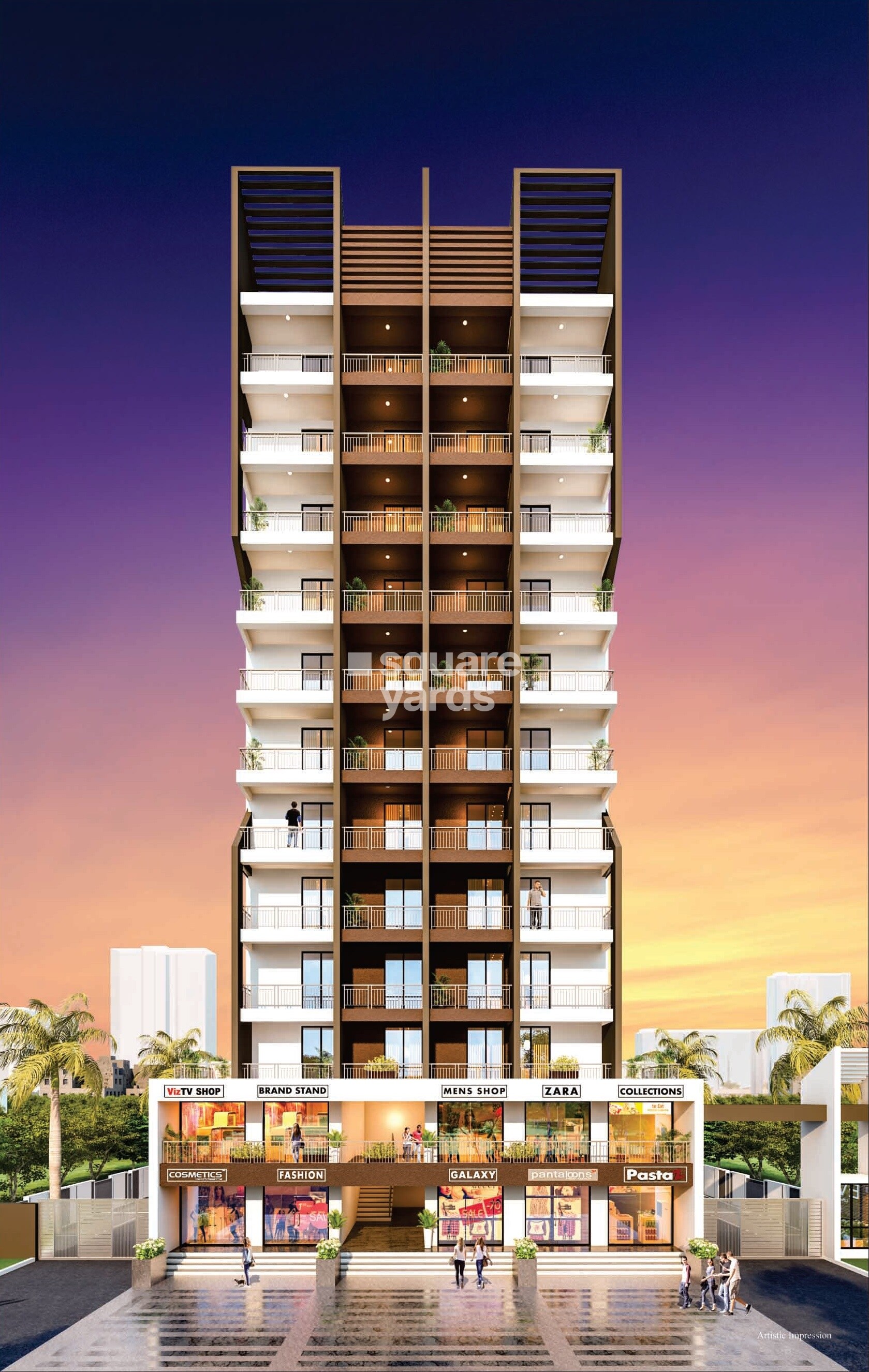 Shubh Evan Apartment Exteriors 1