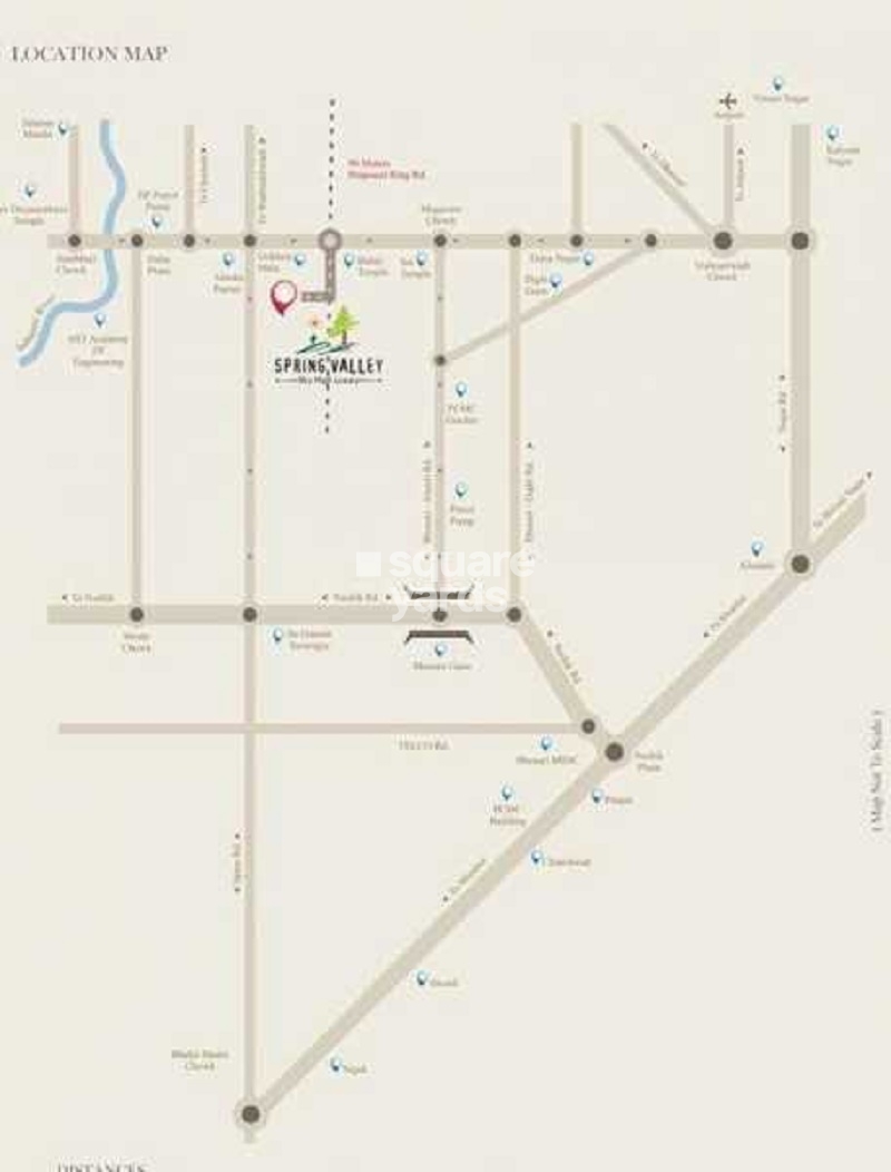 Shubh Ganesh Spring Valley Location Image