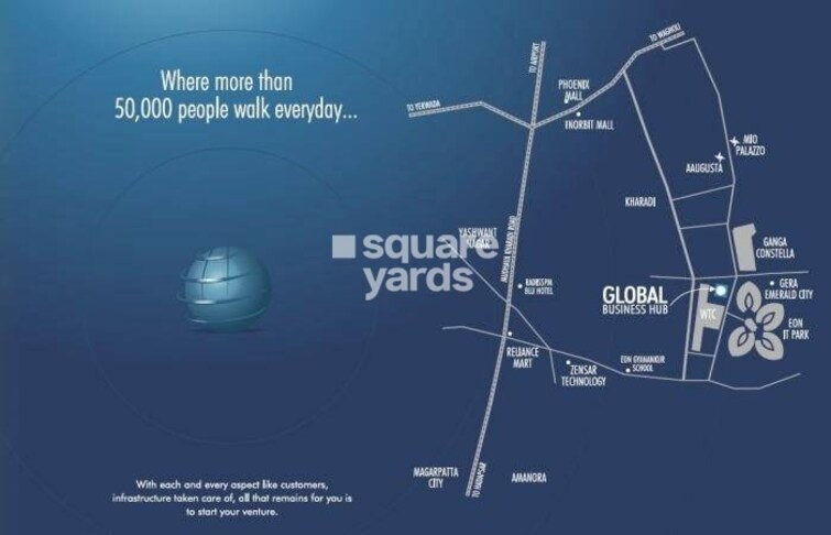 Shubh Global Business Hub Location Image