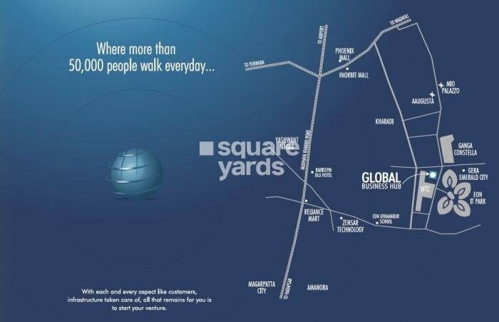 Shubh Global Business Hub Location Image