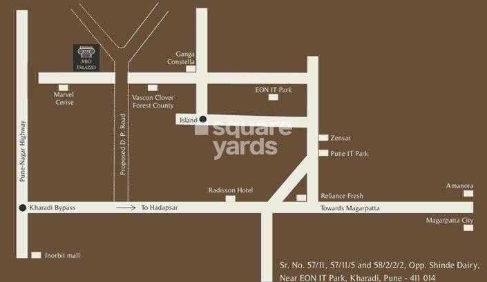 Shubh Mio Palazzo Location Image