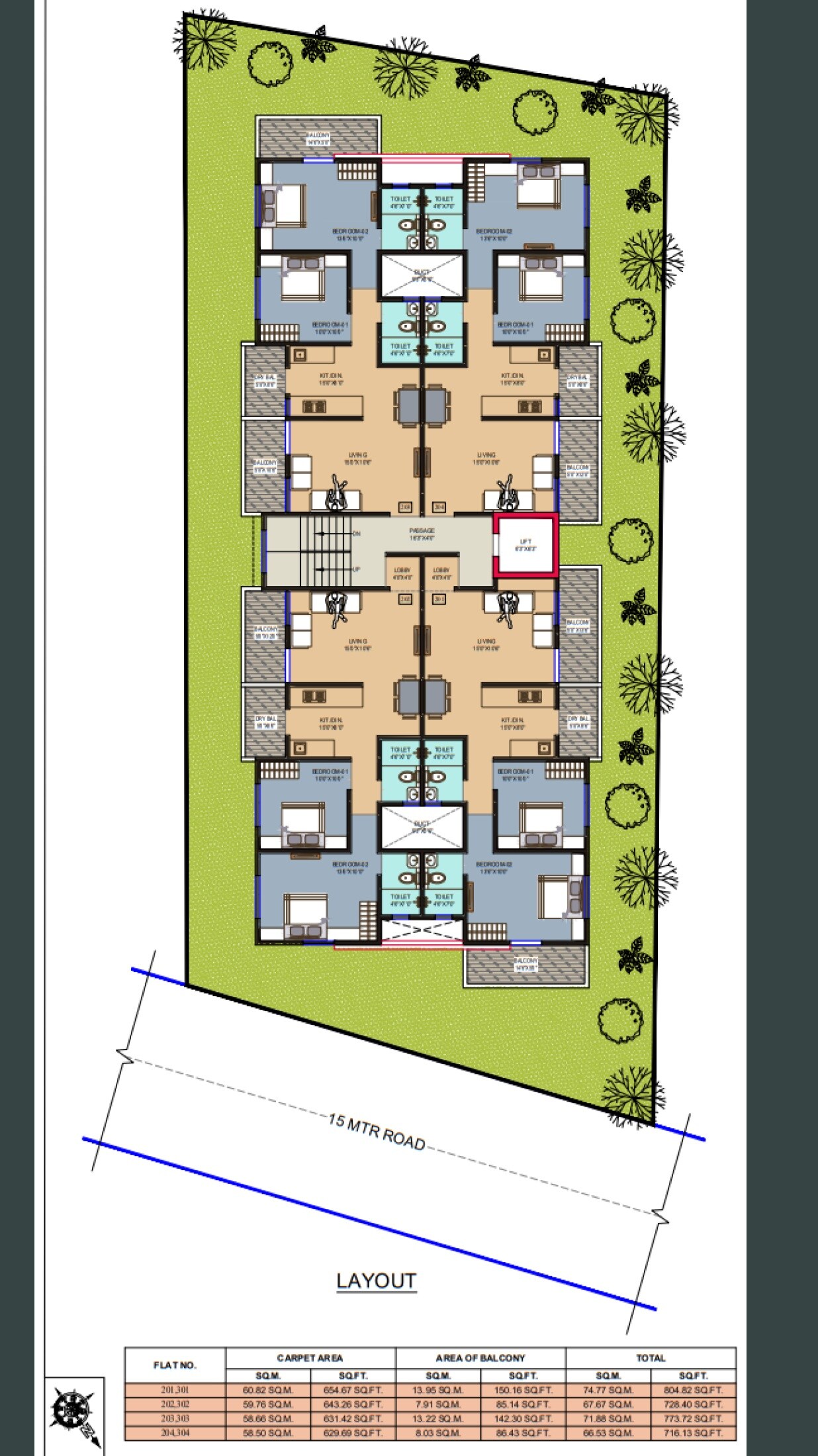 Shubham Sadhguru Homes Floor Plans
