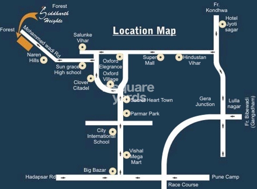 Siddharth Heights Location Image