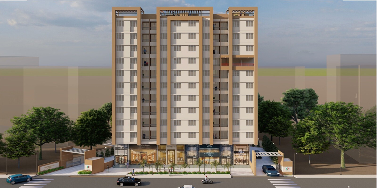Siddhhidata 96 Arrcade residential project in Chovisawadi