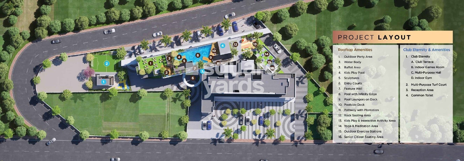 Siddhivinayak-Eternity-Towers_an aerial view of a highway with a train on it